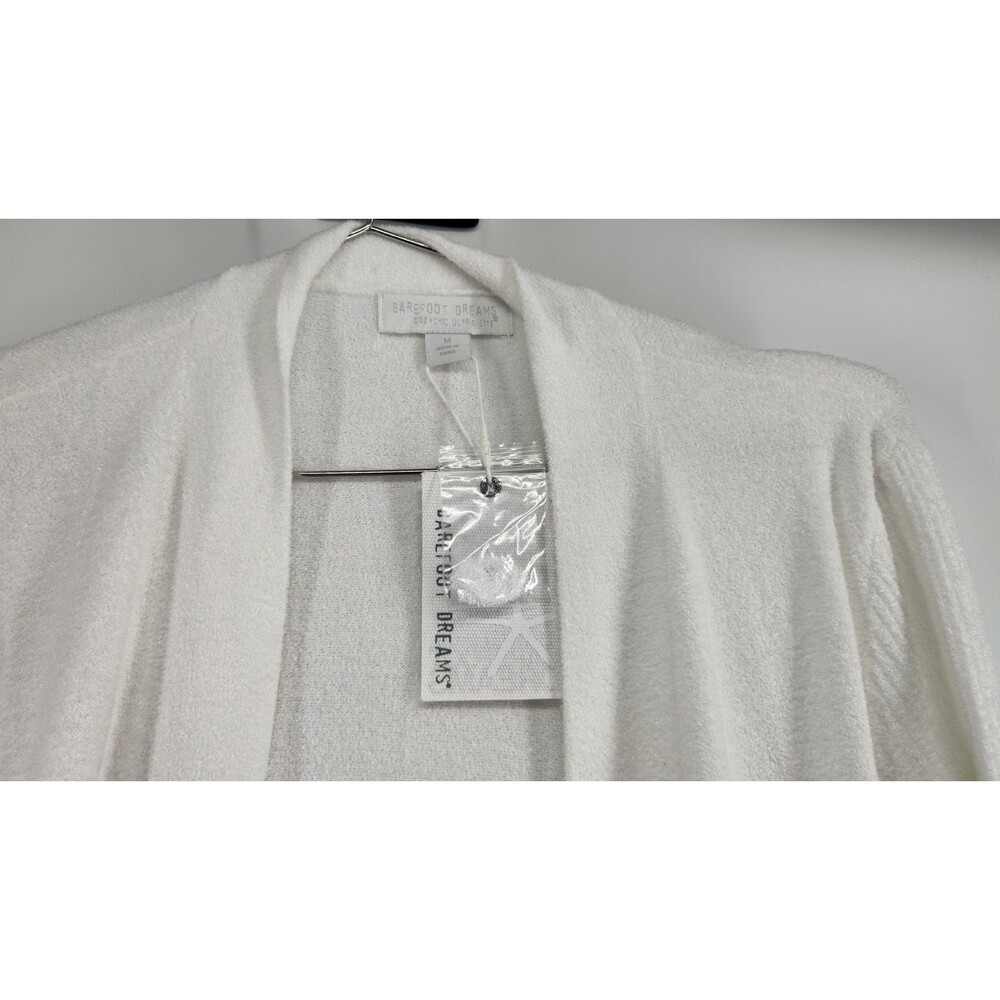 Barefoot Dreams Medium Salt CozyChic Ultra Lite Pointelle Everything Cardigan - Picture 6 of 11